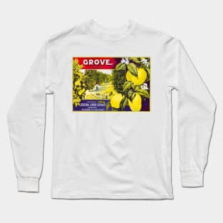 Grove Brand crate label, circa 1925 - 1930 Long Sleeve T-Shirt